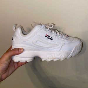White Fila Sneakers
